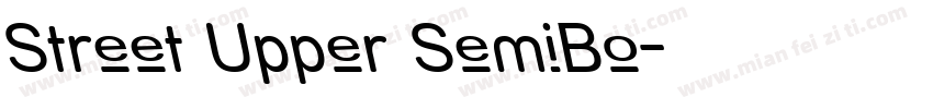 Street Upper SemiBo字体转换